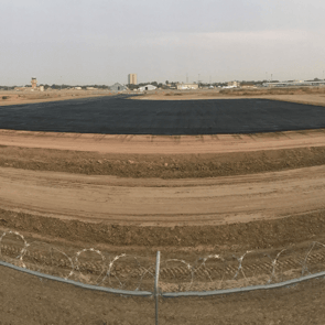 taxiway construction in Chad