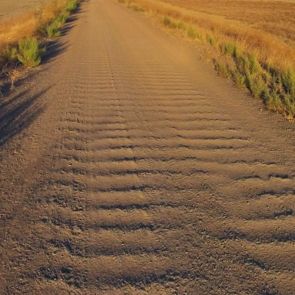 countryside washboard road